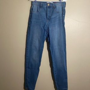 Medium-wash Denim Pants